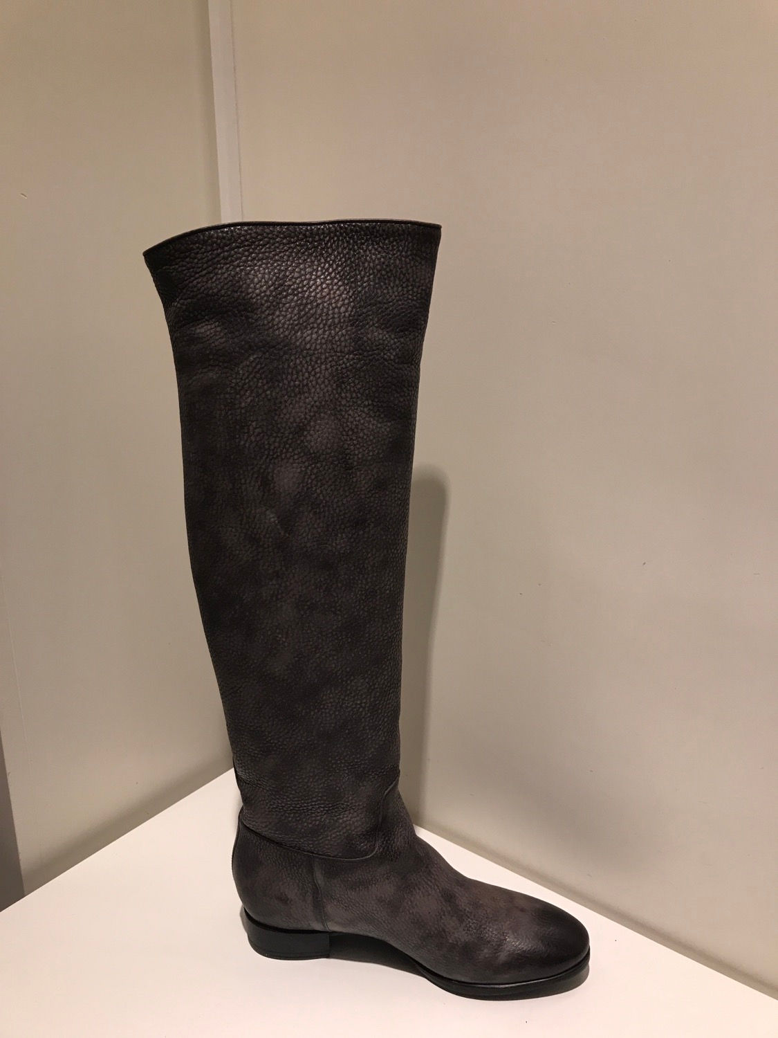 Santoni dames laarzen met bont