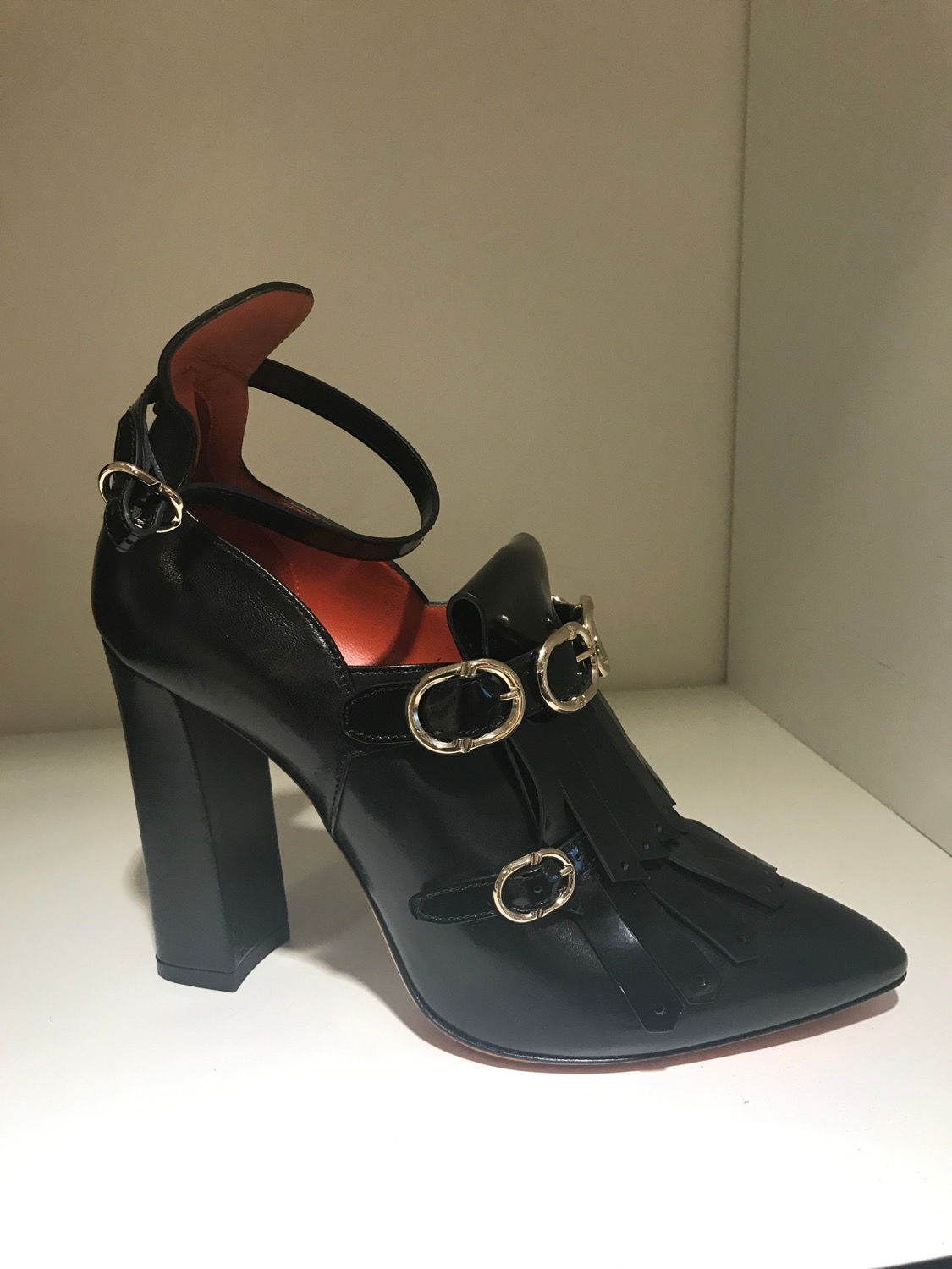Santoni dames pumps met hoge hakken
