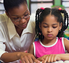 Teacher and Young Student