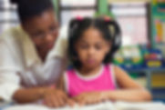 girl being tutored
