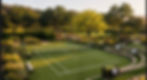 Tennis and paddle courts with open green spaces in North Bangalore