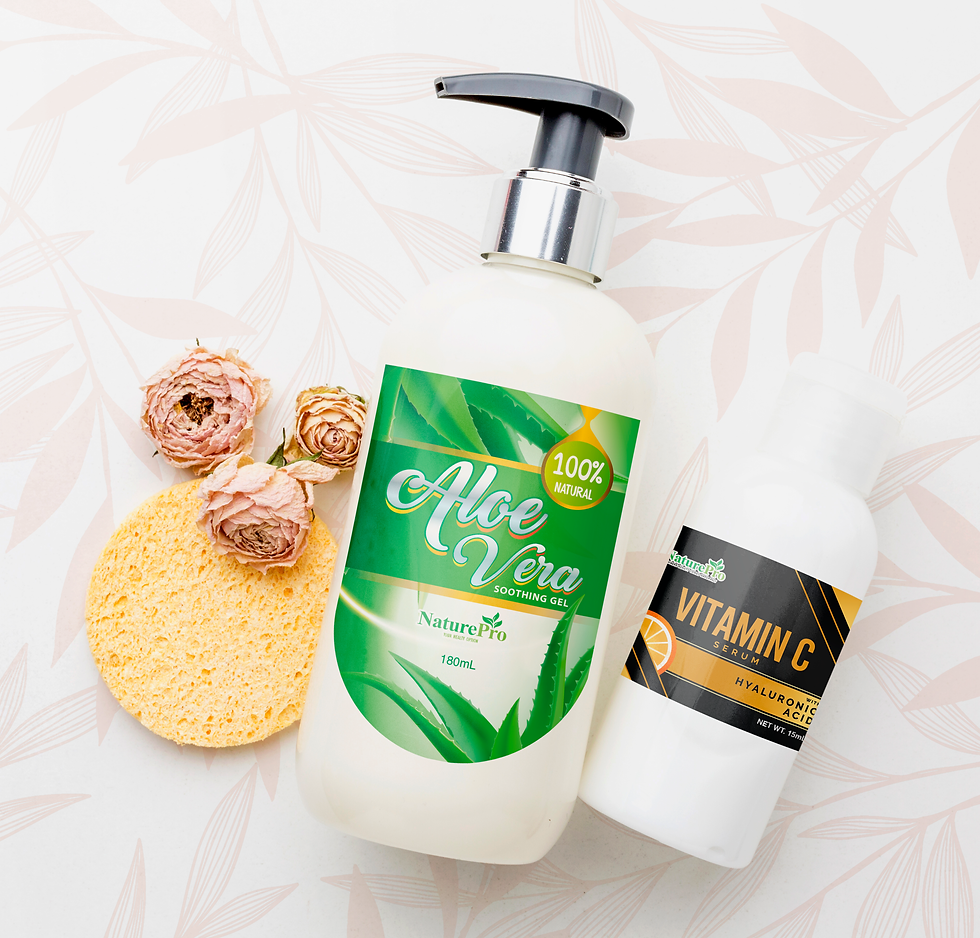 Aloe Vera & Vitamin C Label Design