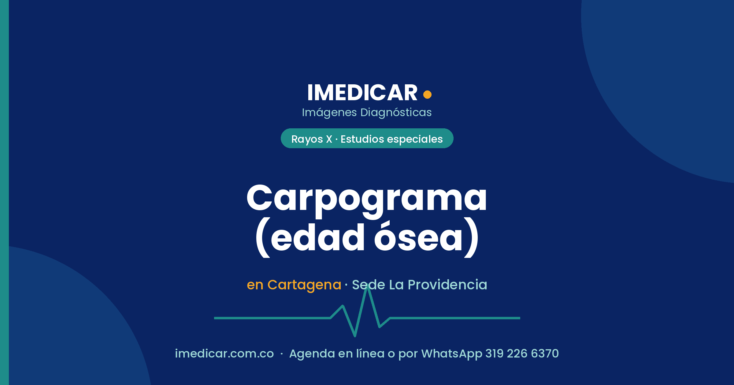 Carpograma (edad ósea) en Cartagena — IMEDICAR Imágenes Diagnósticas