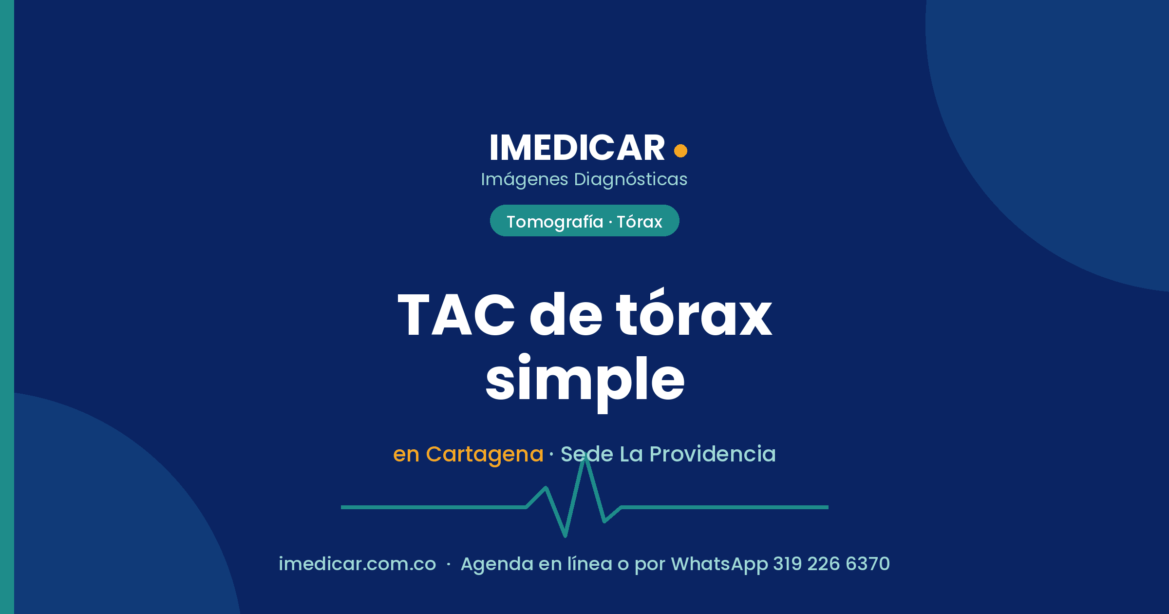TAC de tórax simple en Cartagena — IMEDICAR Imágenes Diagnósticas