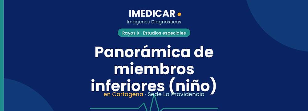 Panorámica de miembros inferiores (niño) en Cartagena — IMEDICAR Imágenes Diagnósticas