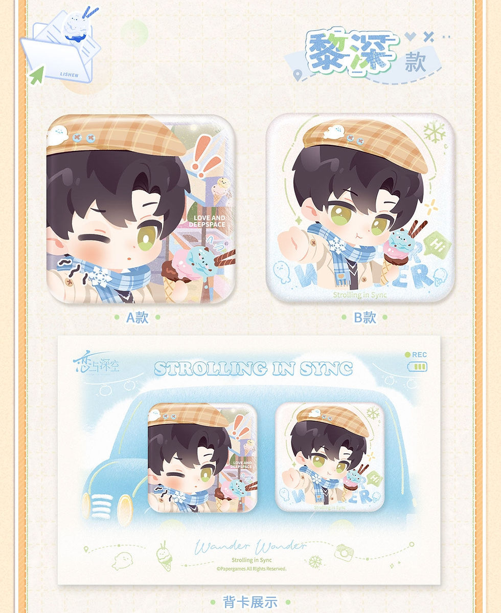 Thumbnail: [LADS]"Time to Travel"Mini Badge Set