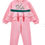 Thumbnail: MONNALISA  - Pink Frilled "Love" Tracksuit