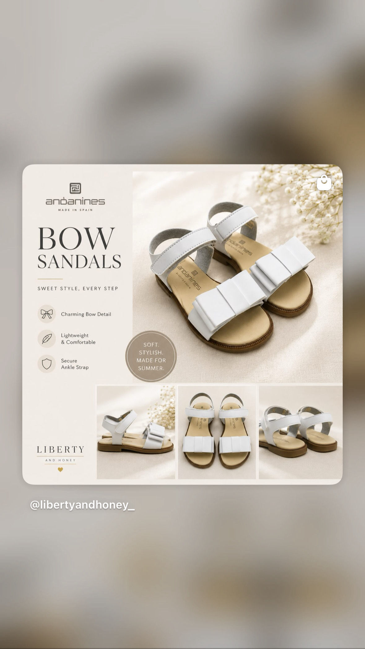 White Andanines Sandals 