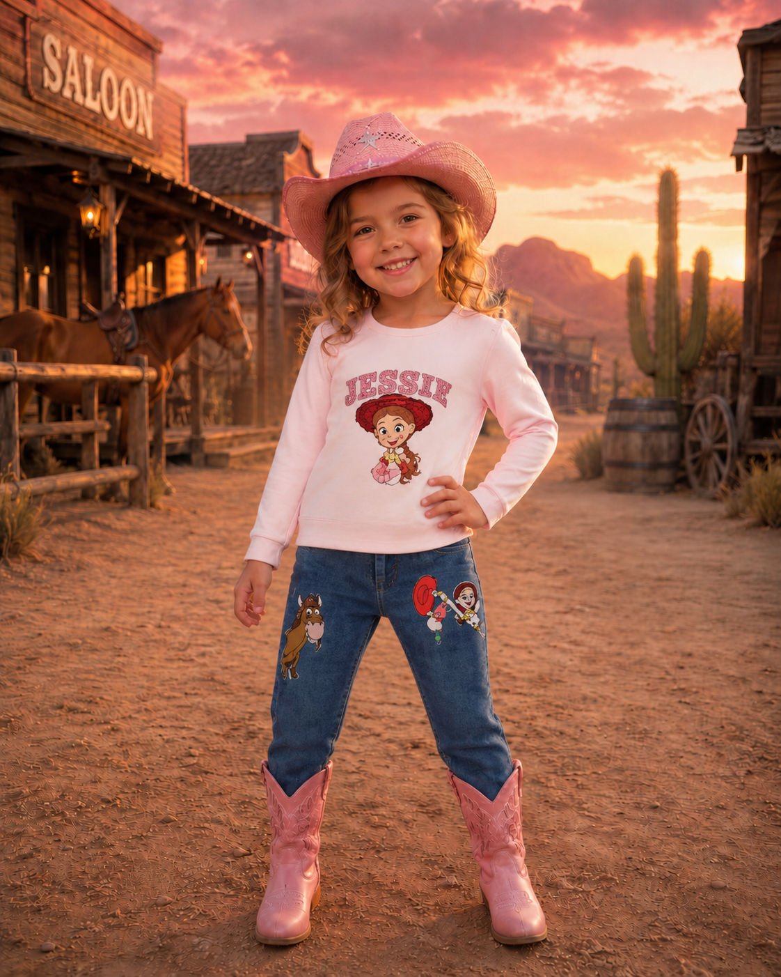 MONNALISA Toy Story  jeans and top