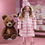 Thumbnail: A Dee Teddy Bear Bakery Montana Padded Long Metallic Jacket - Pink Fairy