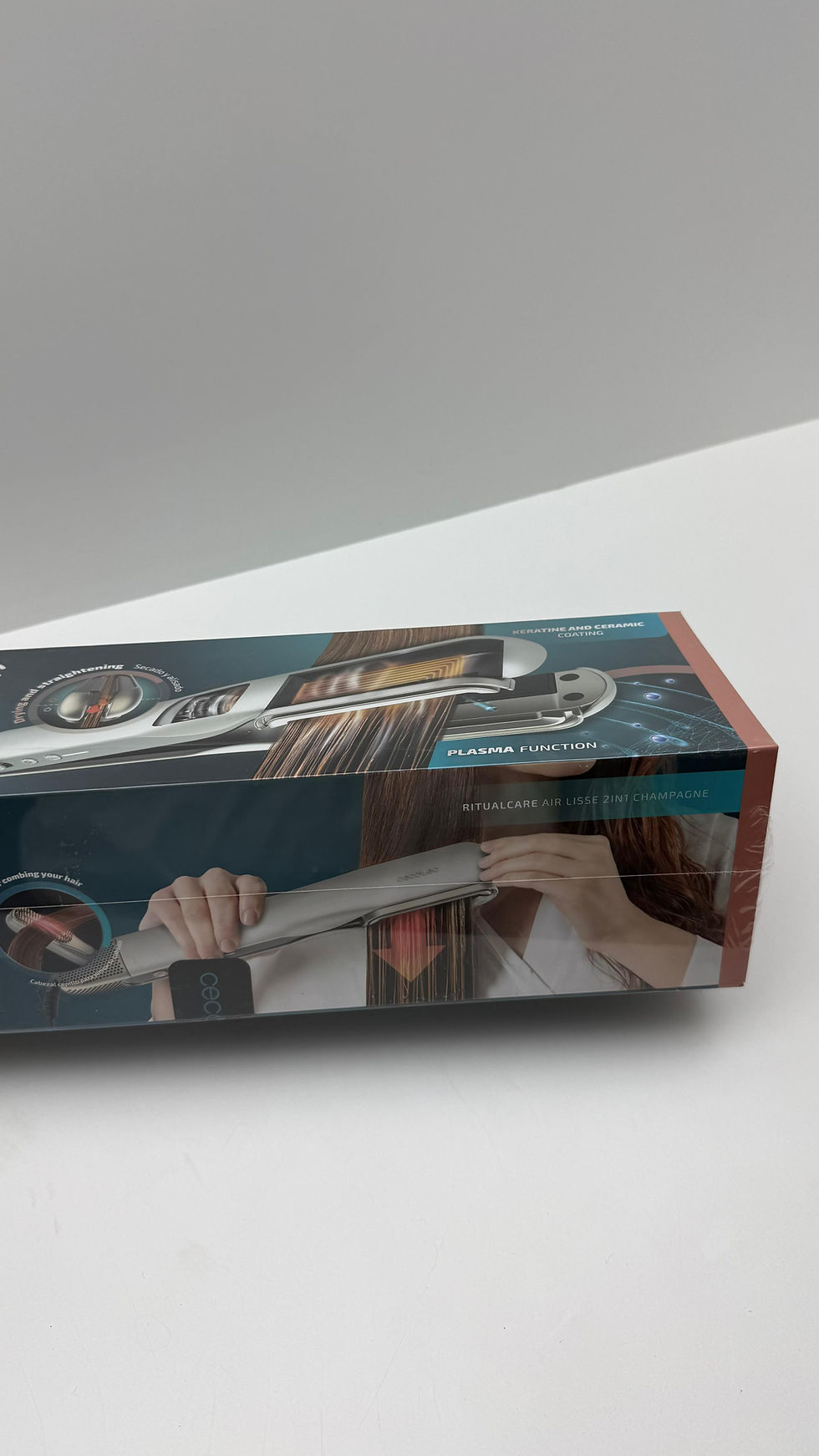 Miniatura: Plancha de pelo - Cecotec RitualCare Air Lisse 2in1 Champgne