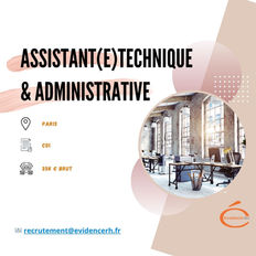 Assistant·e technique travaux