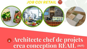 JOB : architecte chef de projets créa conception Retail