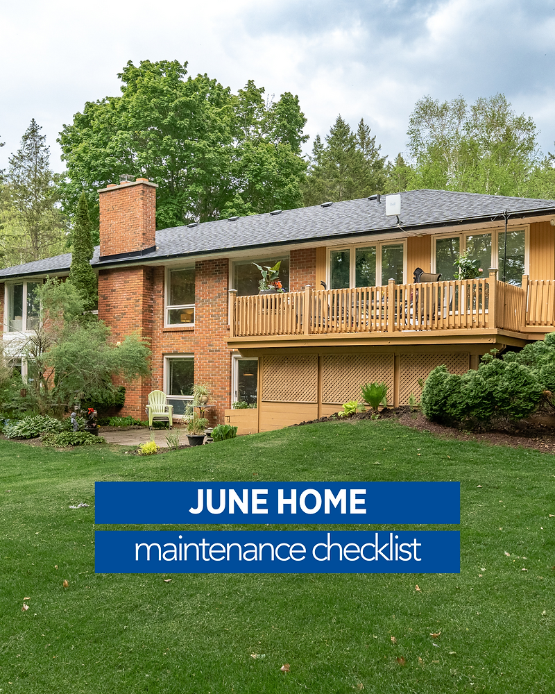 June Home Maintenance Checklist