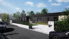 maison construction, nouvelle maison, maison, maison plein pieds, maison gris anthracite, maison portail noir, maison contemporaine, maison moderne, sandra leclerc