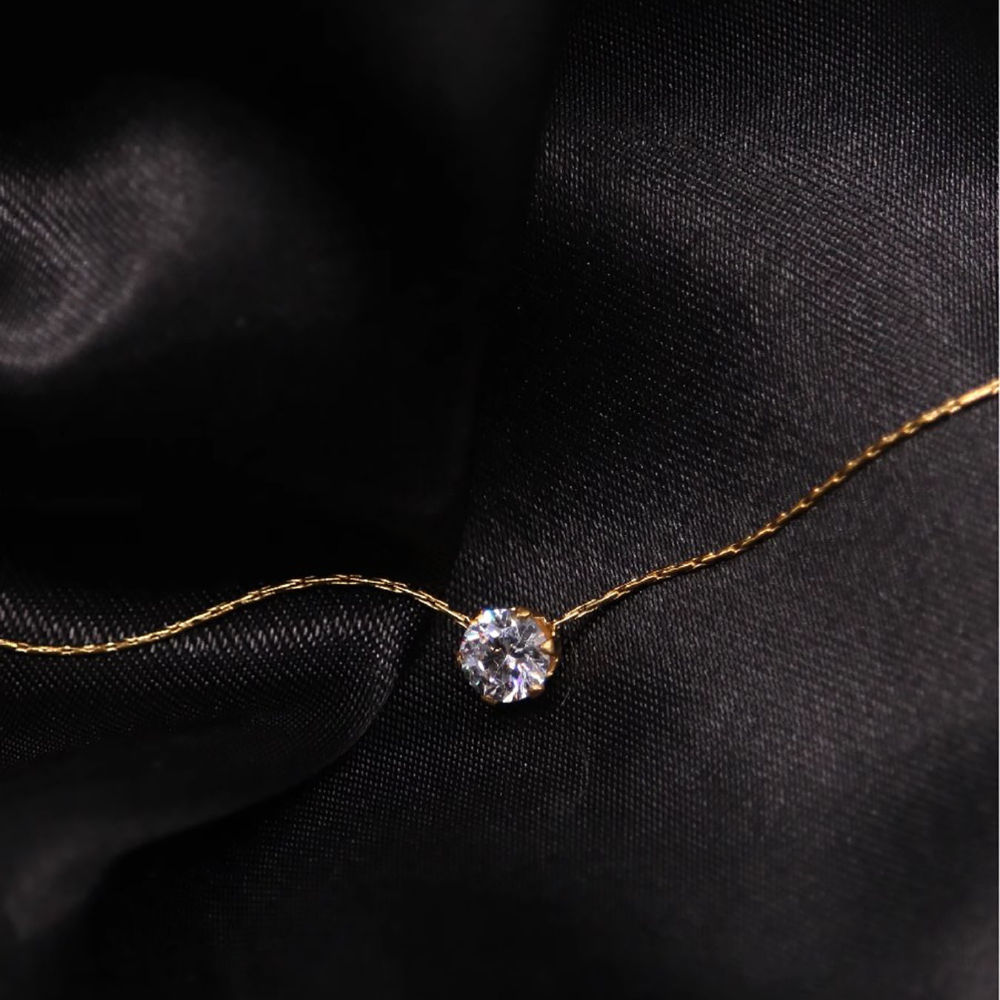 Aurora Solitaire Necklace