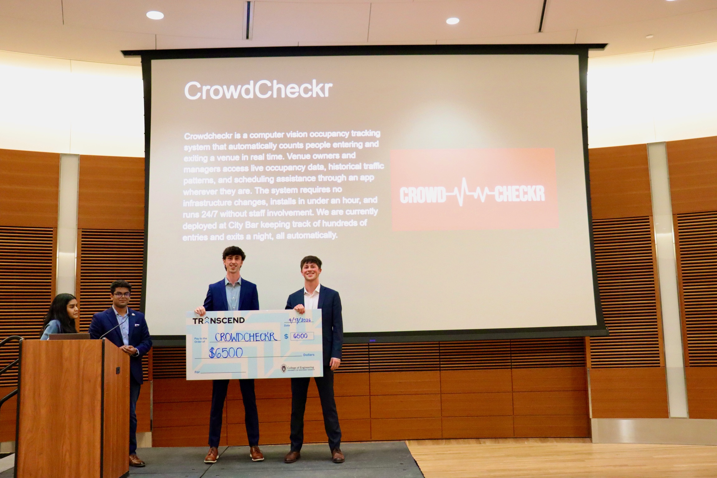 CrowdCheckr — 2026 Third Place