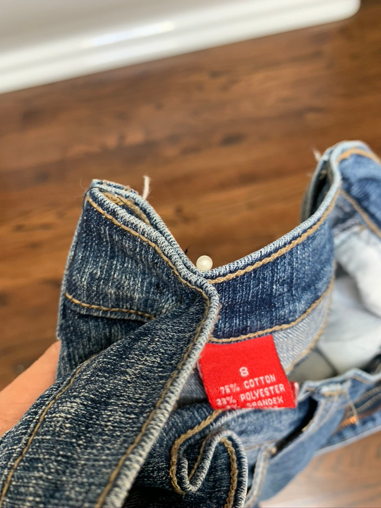 pin back waistband to fit