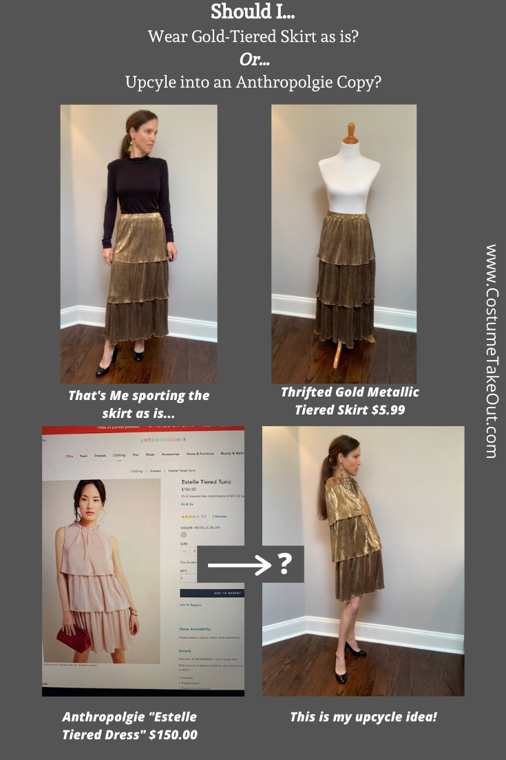 Pin "Should I Upcycle a Thrifted Skirt?"