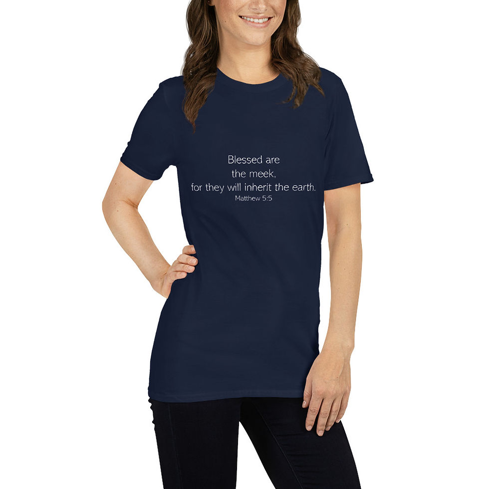 Thumbnail: Matthew 5:5 Short-Sleeve Unisex T-Shirt