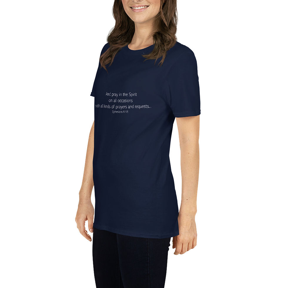 Thumbnail: Ephesians 6:18 Short-Sleeve Unisex T-Shirt