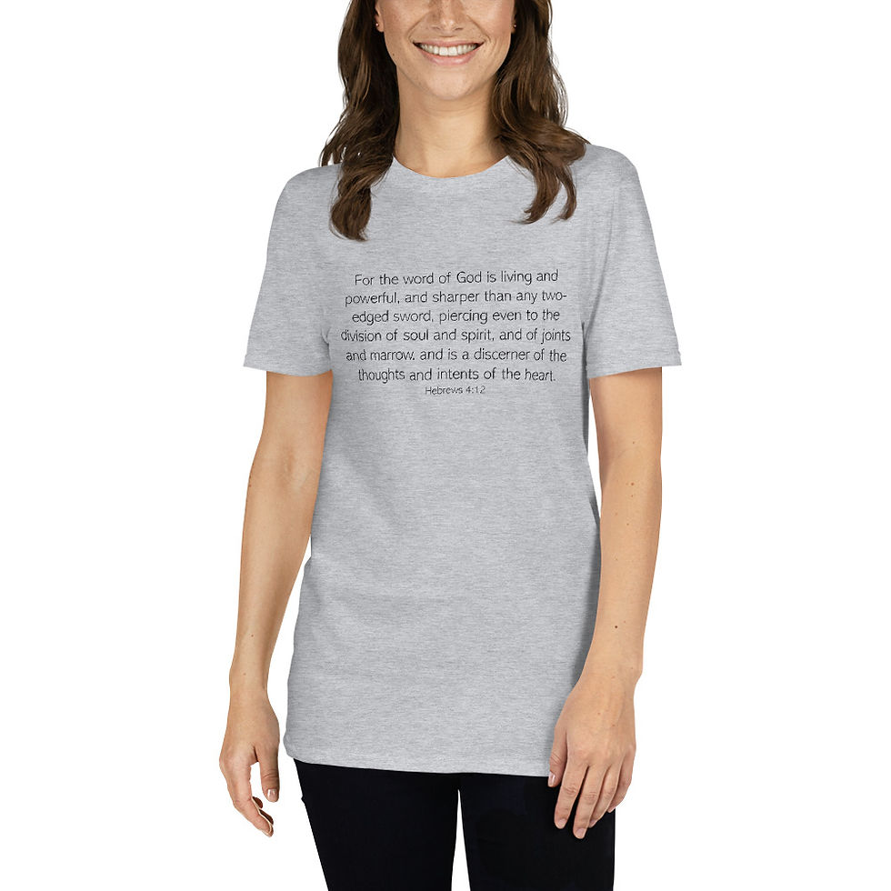 Thumbnail: Hebrews 4:12 Short-Sleeve Unisex T-Shirt