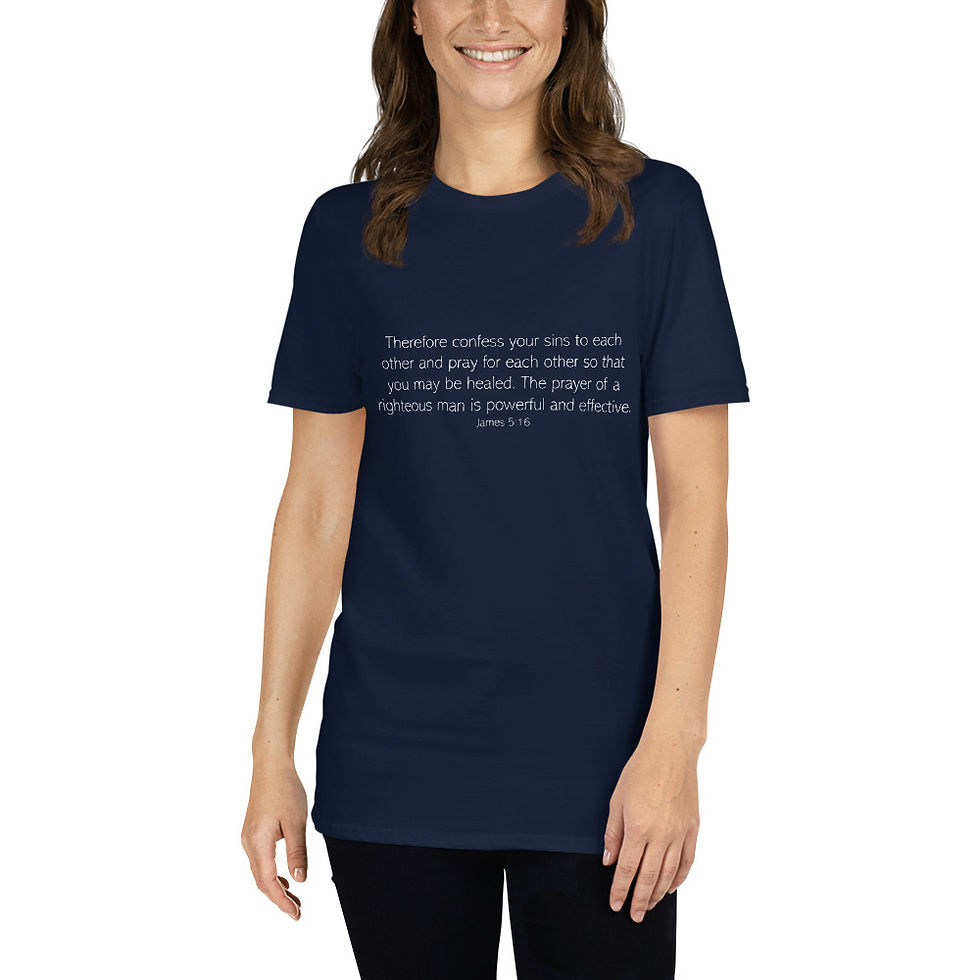Thumbnail: James 5:16 Short-Sleeve Unisex T-Shirt