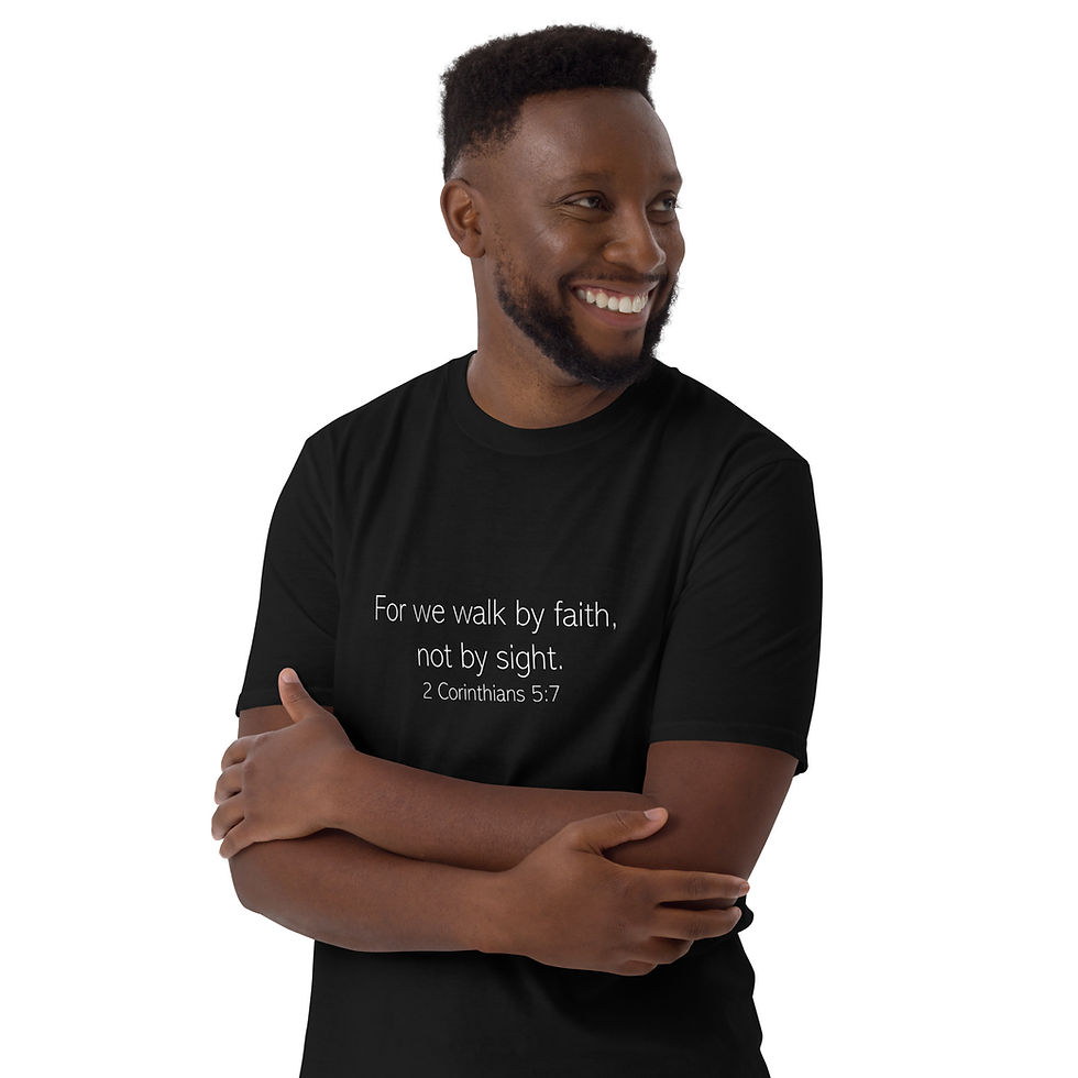 Thumbnail: 2 Corinthians 5:7 Short-Sleeve Unisex T-Shirt