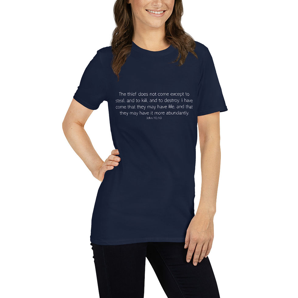 Thumbnail: John 10:10 Short-Sleeve Unisex T-Shirt