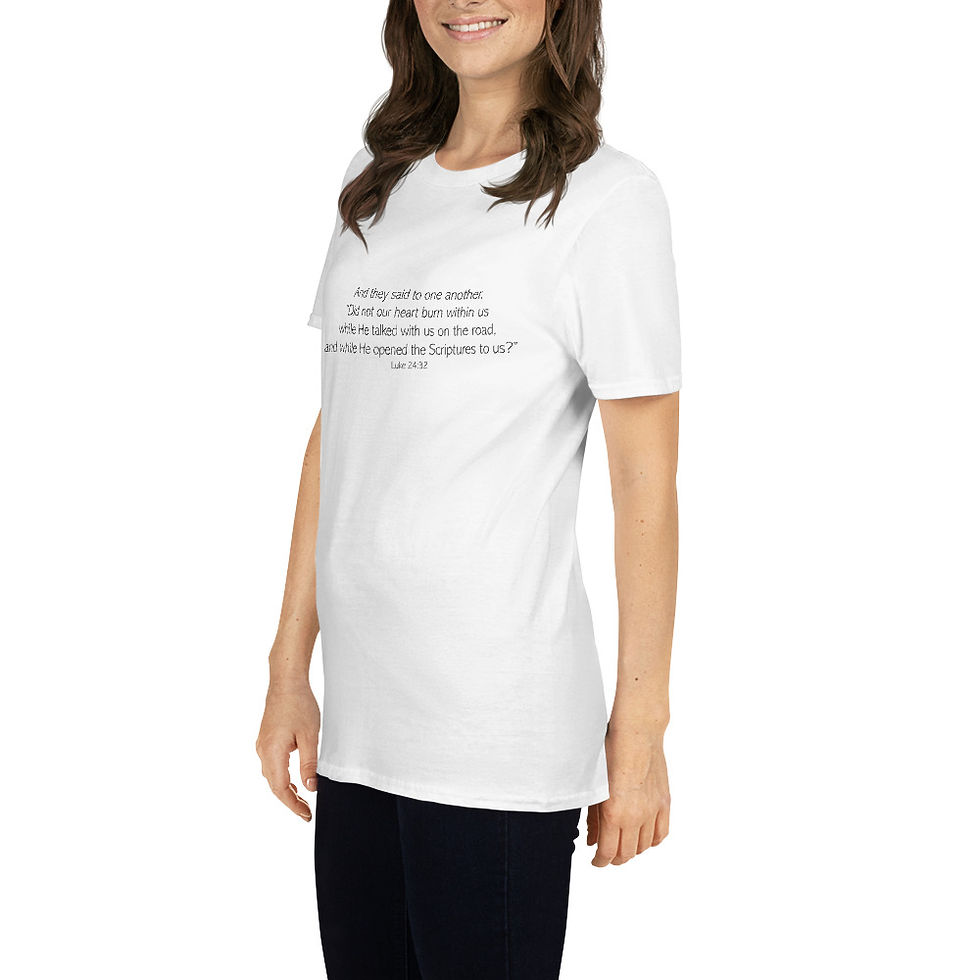 Thumbnail: Luke 24:32 Short-Sleeve Unisex T-Shirt