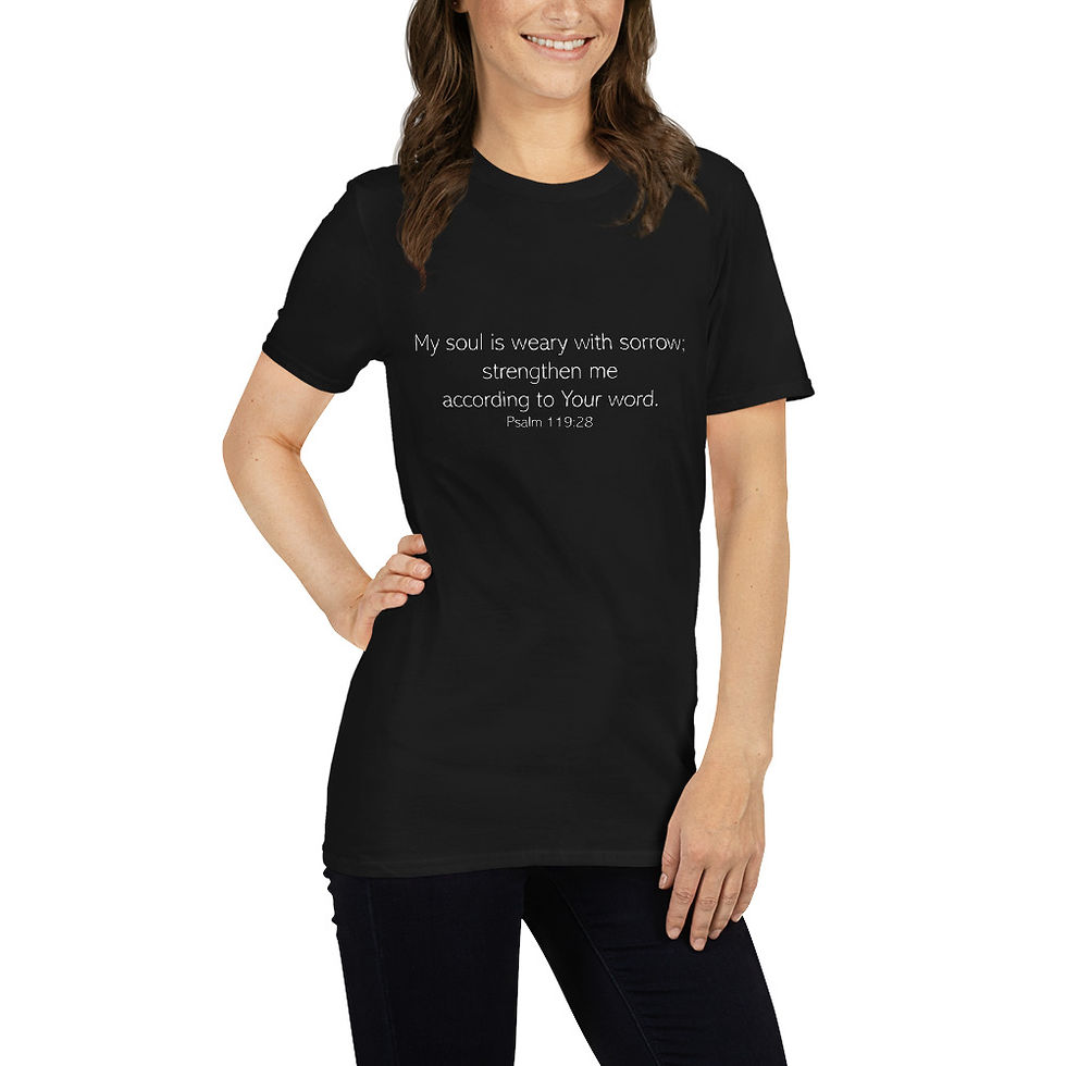 Thumbnail: Psalm 119:28 Short-Sleeve Unisex T-Shirt