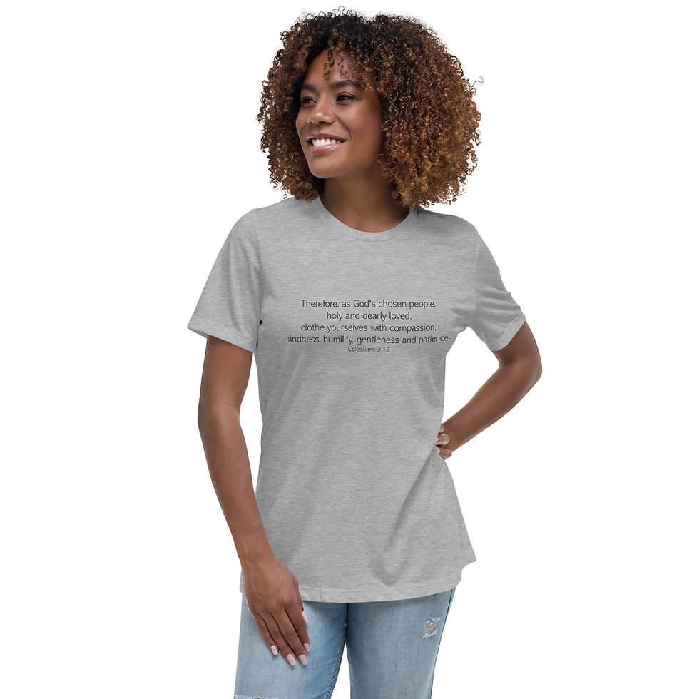 Thumbnail: Colossians 3:12 Women's Relaxed T-Shirt