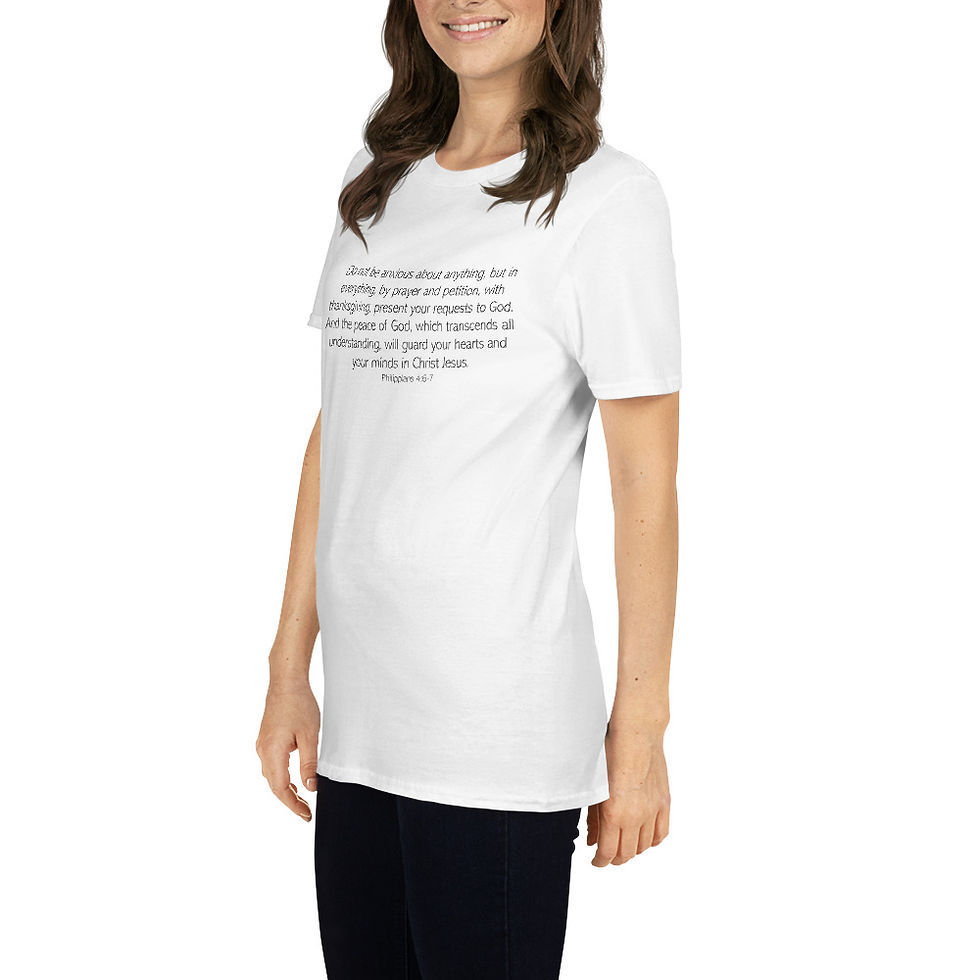 Thumbnail: Philippians 4:6-7 Short-Sleeve Unisex T-Shirt