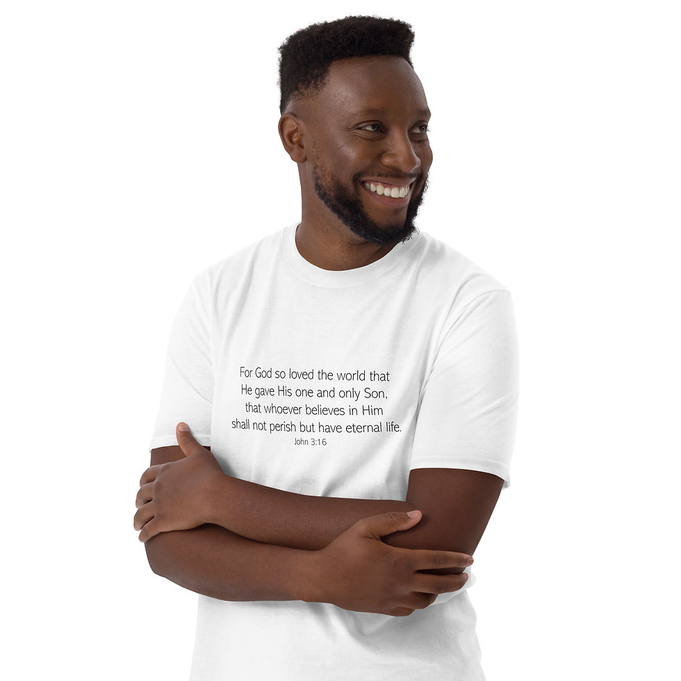 Thumbnail: John 3:16 Short-Sleeve Unisex T-Shirt