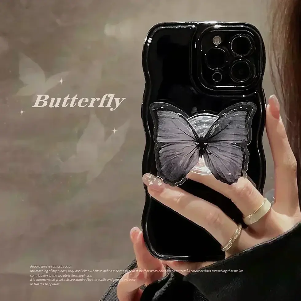 Thumbnail: with Heart Holder Red Phone Cases with Holder For iPhone 16 Case 15 Pro Max 14 P