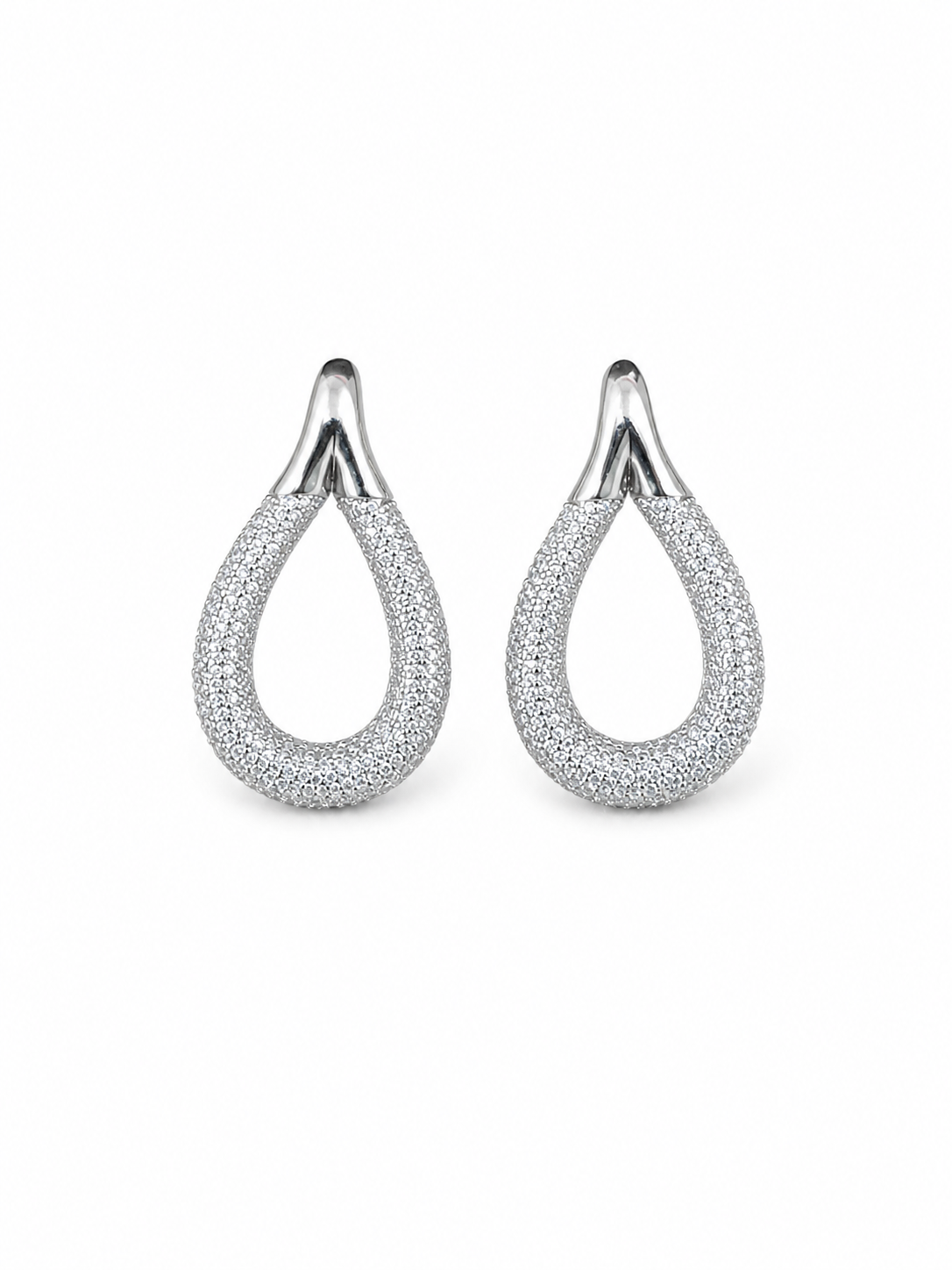 Luxuray Pave Drop Earring