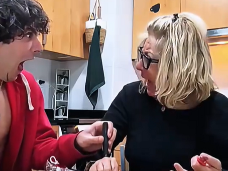 A fake knife sending the nervous system into overdrive