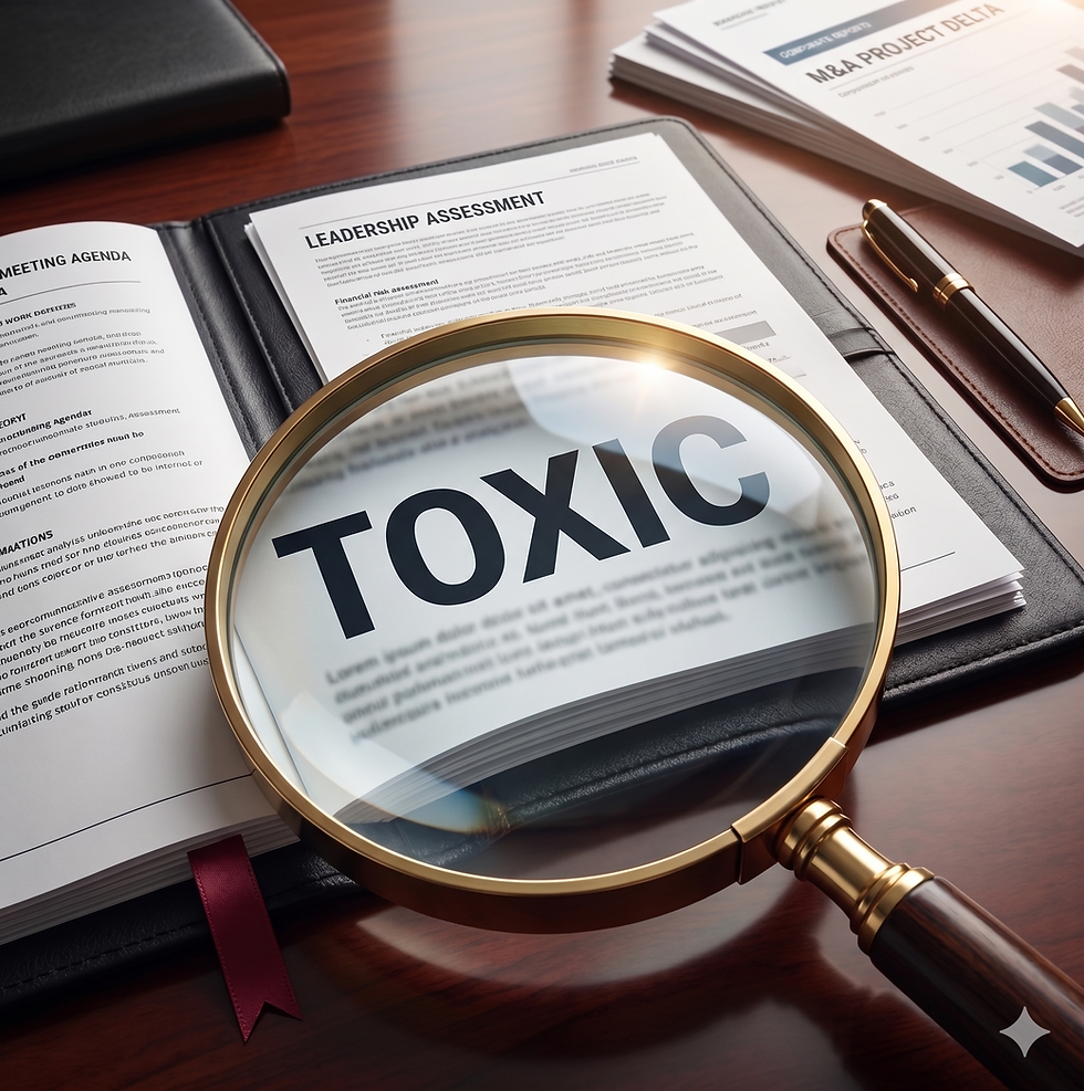 The Executive Audit: 7 Strategic Questions to Uncover Toxic Leadership Before it Costs You Your Peace, Performance, or Purpose.