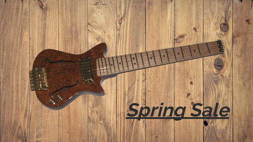 Lapaxe™ Compact Jazz Guitar | Lap axe Travel Guitars