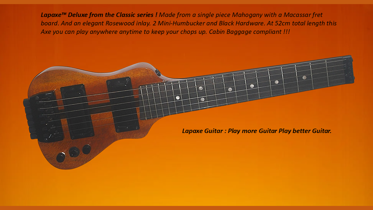 Lapaxe™ Deluxe Classic Natural Macassar B. Hardware RW Inlay 1