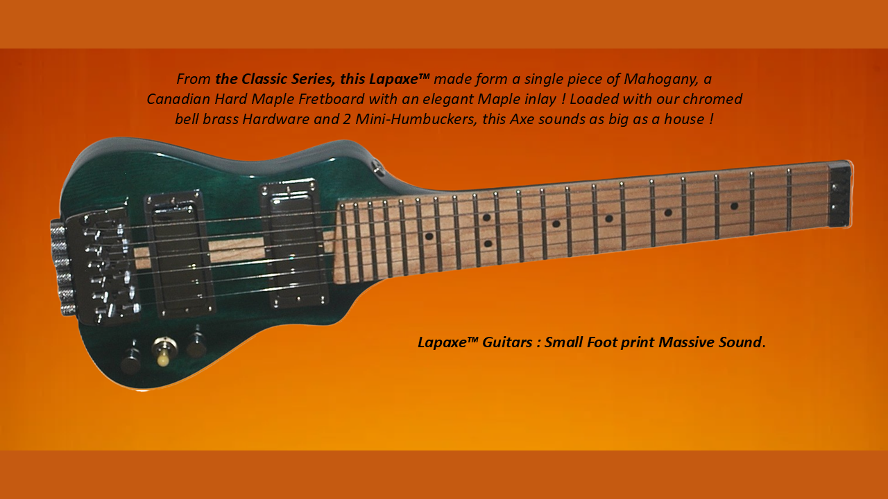 Lapaxe™ Deluxe Classic series Emerald Maple Chrome