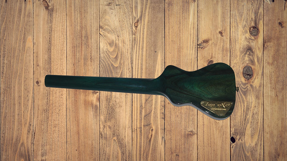 Thumbnail: EX-Jazz Custom Amboyna Top Makassar Jet Black Fretboard !