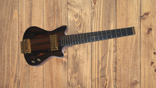 Lapaxe™ Semi Acoustic RS Custom ! | Lap axe Travel Guitars
