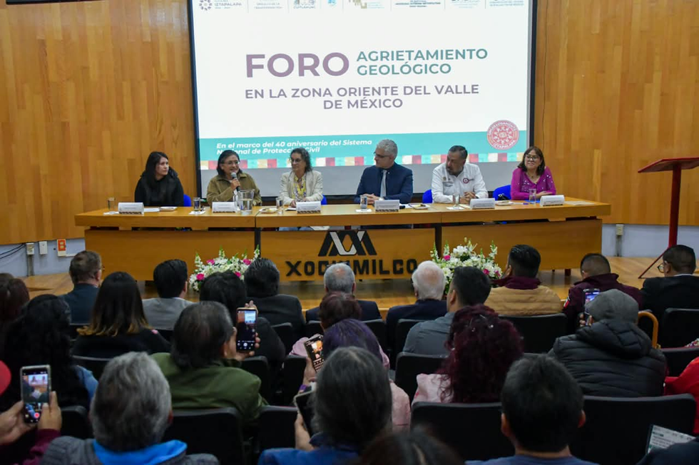 Aleida Alavez impulsa política regional para atender el agrietamiento geológico en el oriente del Valle de México