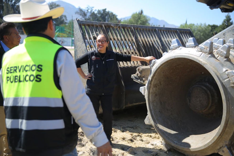 ¡Ecatepec se equipa con maquinaria propia para realizar el doble de obras y acciones!