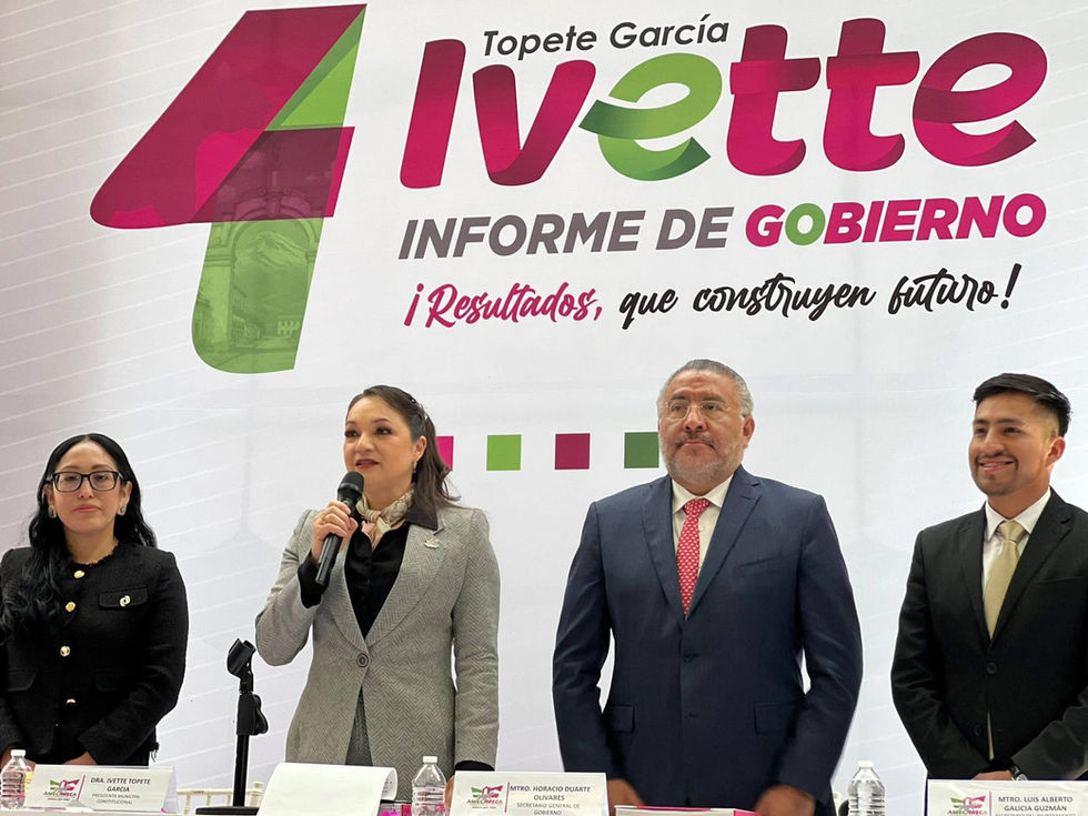 EN AMECAMECA HEMOS LOGRADO UN GOBIERNO RESPONSABLE, CON SEGURIDAD Y OBRA PÚBLICA: IVETTE TOPETE GARCÍA
