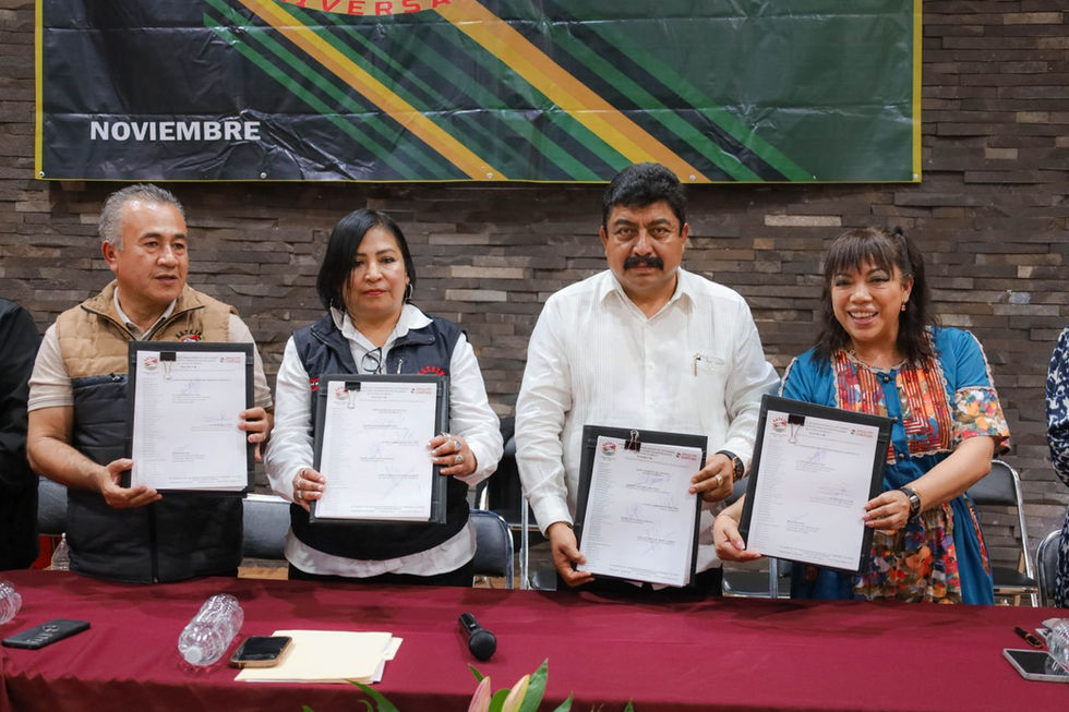 GOBIERNO DE TEXCOCO FIRMÓ CONVENIO DE PRESTACIONES DE LEY Y COLATERALES 2025 CON EL SUTEYM