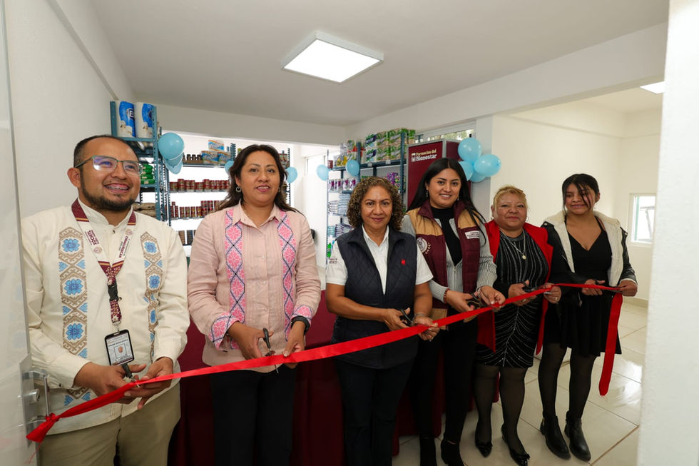 INAUGURAN TIENDA Y FARMACIA DEL BIENESTAR EN CHIMALHUACÁN: AMPLÍAN ACCESO A PRODUCTOS BÁSICOS Y MEDICAMENTOS