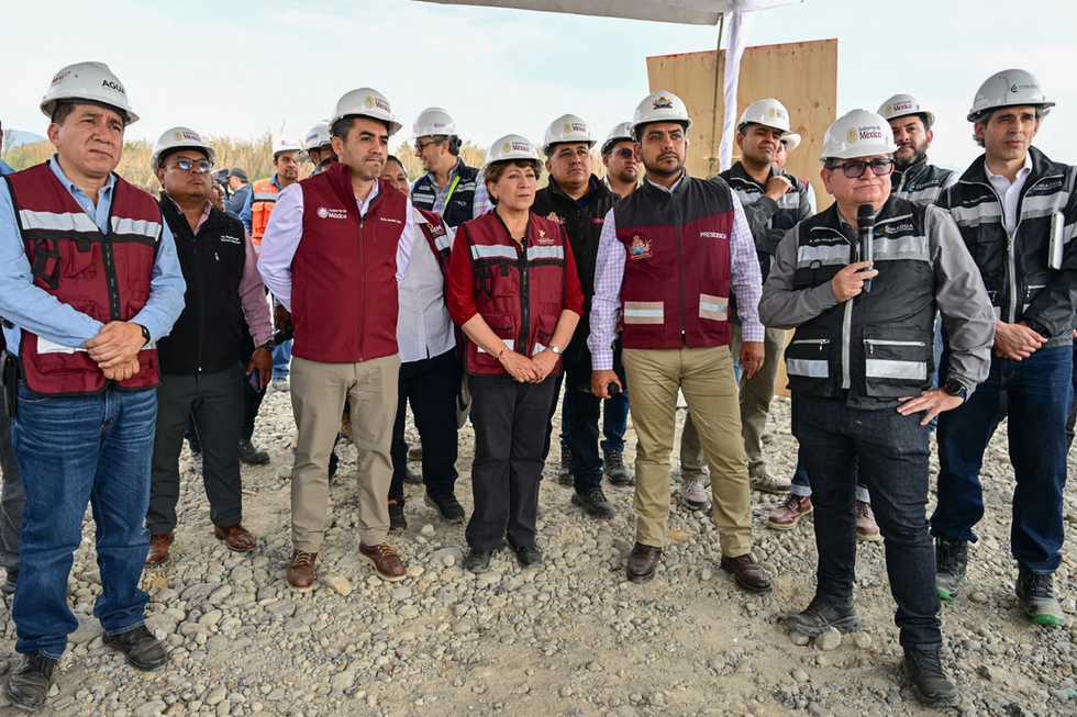 Presidenta Claudia Sheinbaum y Gobernadora Delfina Gómez reactivan obra hidráulica en Nezahualcóyotl que protegerá a más de un millón de habitantes de inundaciones