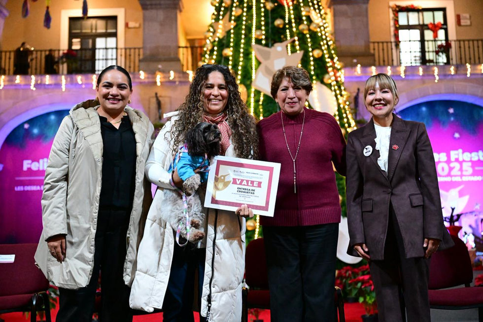 Gobernadora Delfina Gómez entrega 40 toneladas de alimento para michis y lomitos a asociaciones protectoras con la campaña ¡Ponte Croquet@!